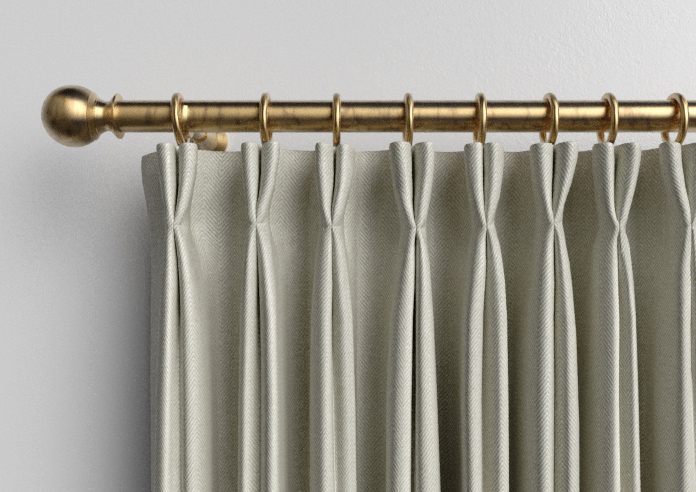 Soft Chevron, Toffee - Made to Measure Curtains - Image 10